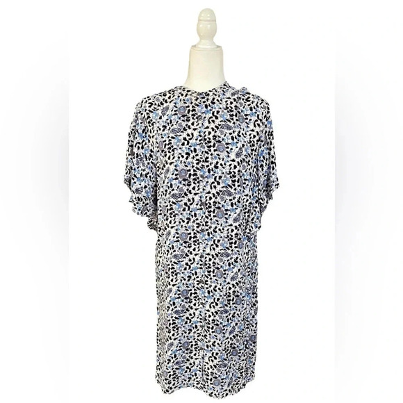 Zadig & Voltaire Rafix Floral Flutter Sheath Dress - Picture 1 of 5